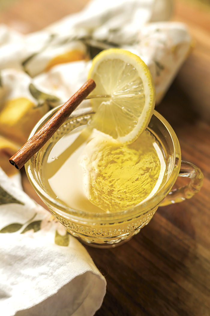 Hot buttered lemonade