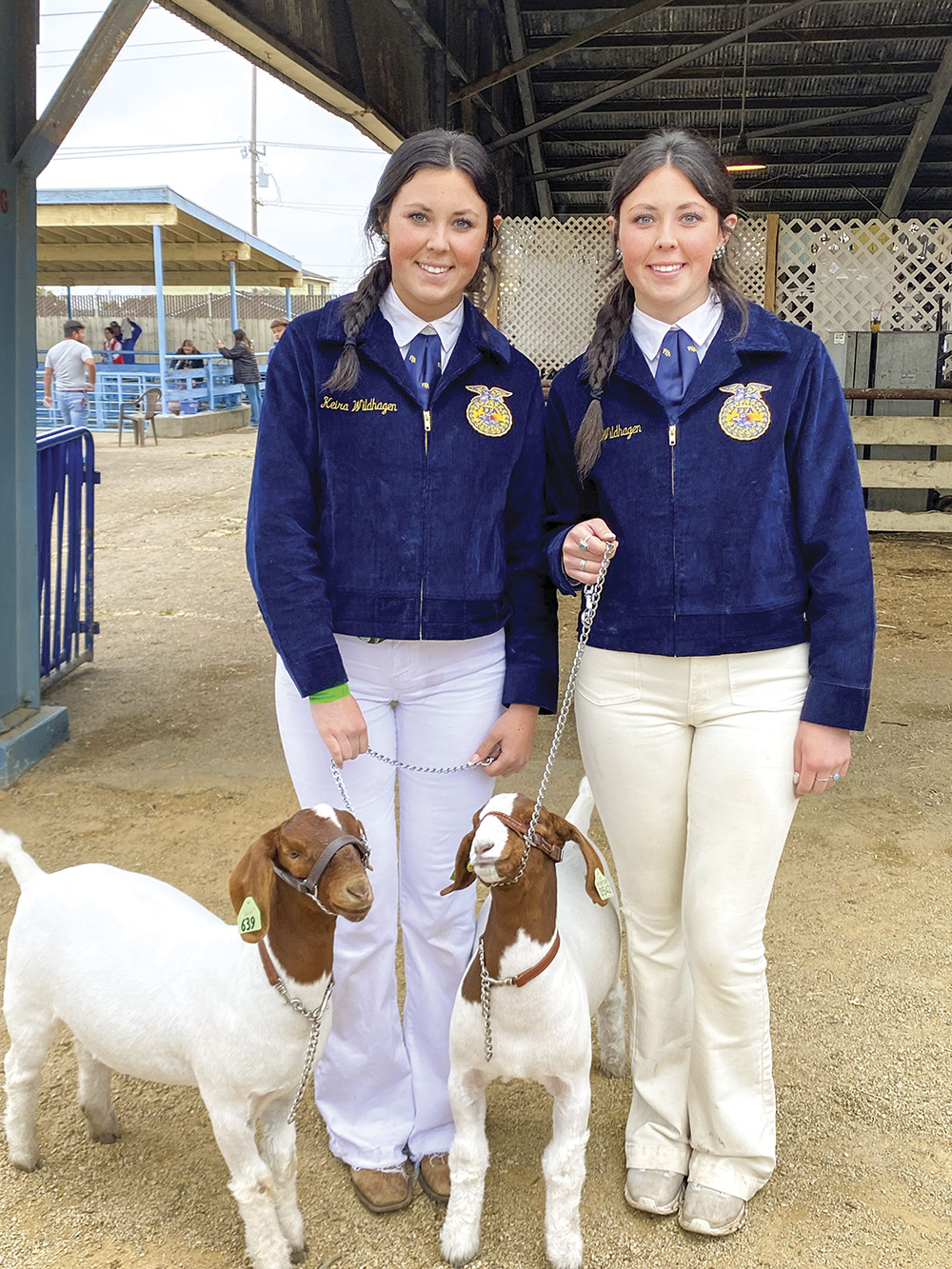 Grady Pope, above left, a member of El Camino 4-H in Arroyo Grande, and Keira and Ella Wildhagen, top, members of Righetti FFA in Santa Maria, are among 934 youths who have sought support from the 37 District Buyer’s Coalition. Above are thank-you cards and letters from youths whose animals were purchased by the coalition.