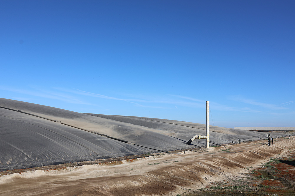 Methane digesters using a flexible, impermeable cover over an existing manure lagoon to trap and collect biogas are the most common system on California dairy farms. 