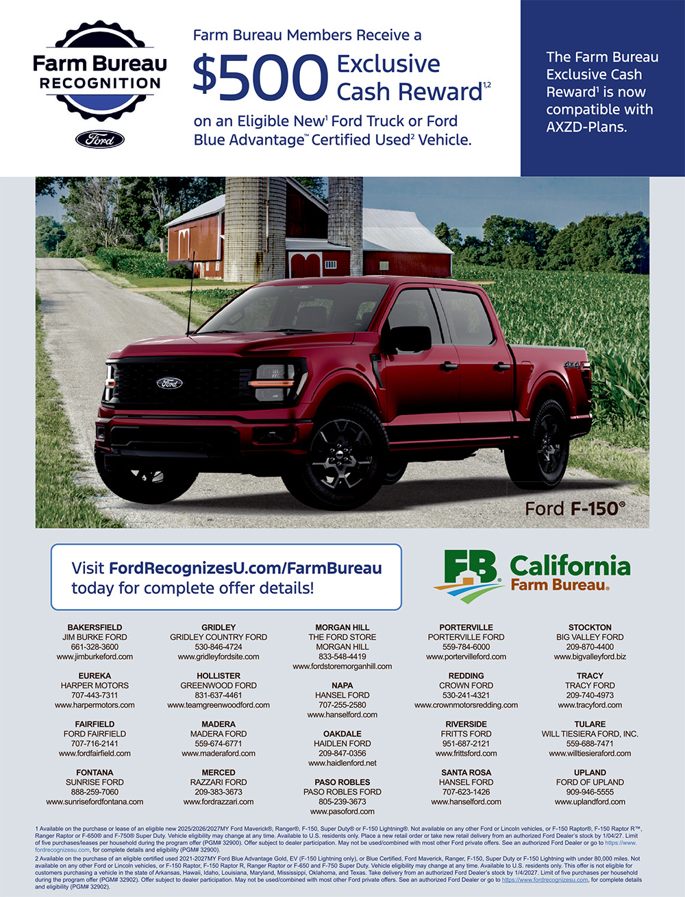 fordrecognizesu.com/farmbureau