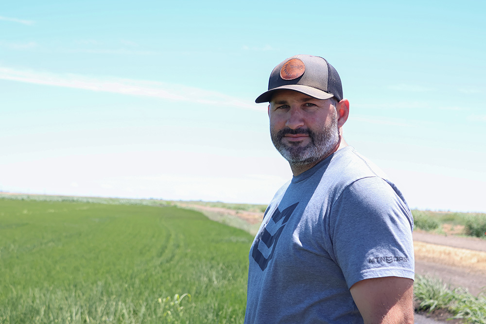 Jerred Dixon is a fifth-generation farmer growing rice in the Sacramento-San Joaquin River Delta at the Nature Conservancy’s 9,200-acre Staten Island Preserve in San Joaquin County. 