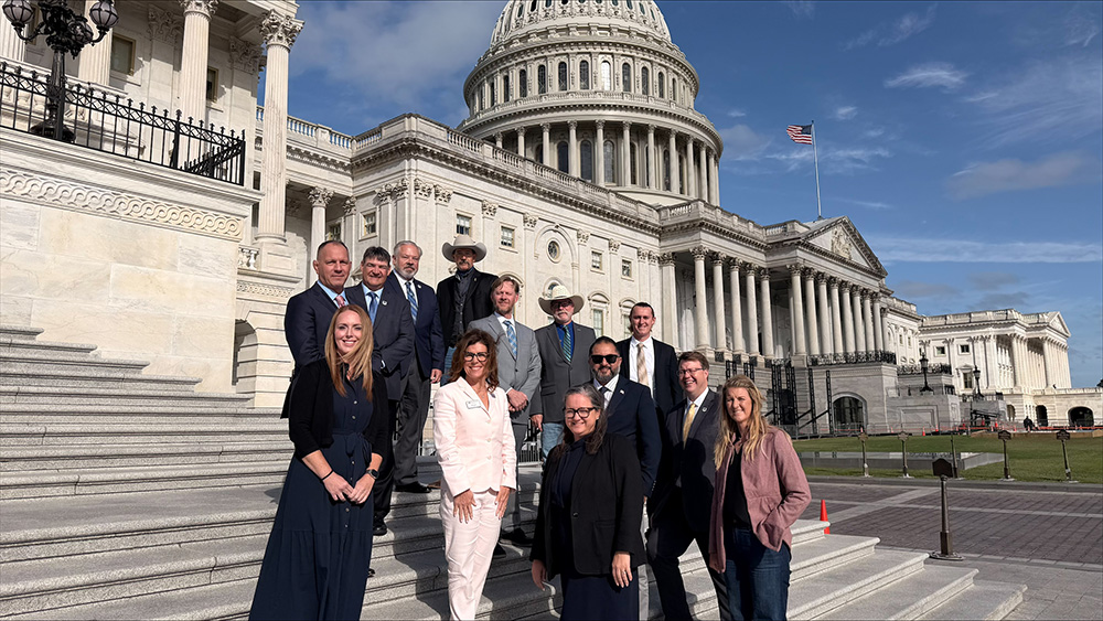 A delegation of California Farm Bureau members, staff and executives traveled to Washington, D.C., last month to meet with federal lawmakers and advocate on issues affecting agriculture.