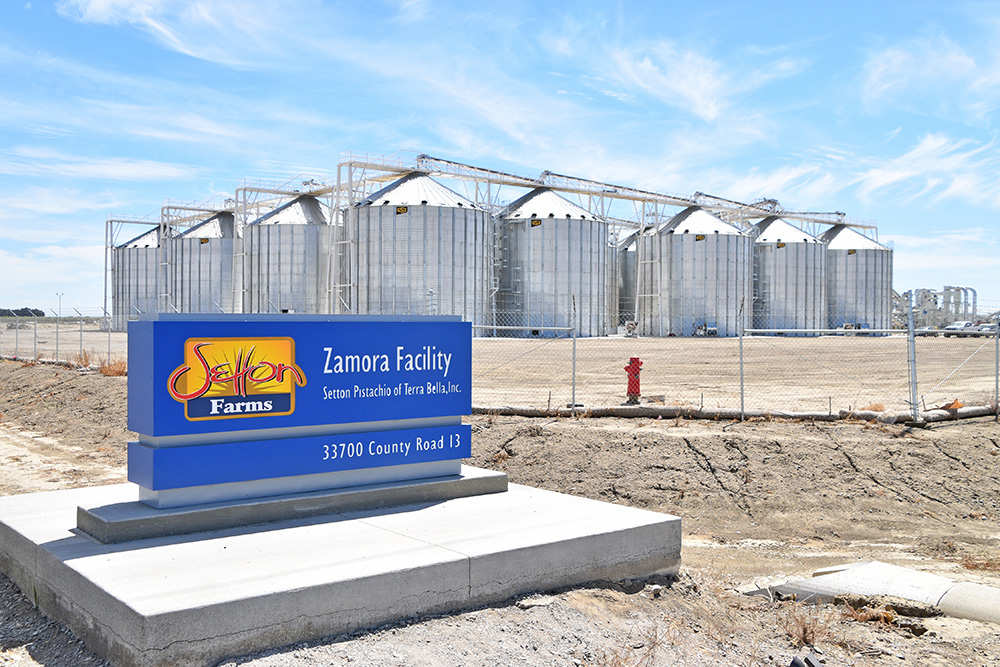 Tulare County-based Setton Pistachio, which hulls, dries and stores pistachios, opened its Zamora facility in 2025 in anticipation of increased production in Northern California . 