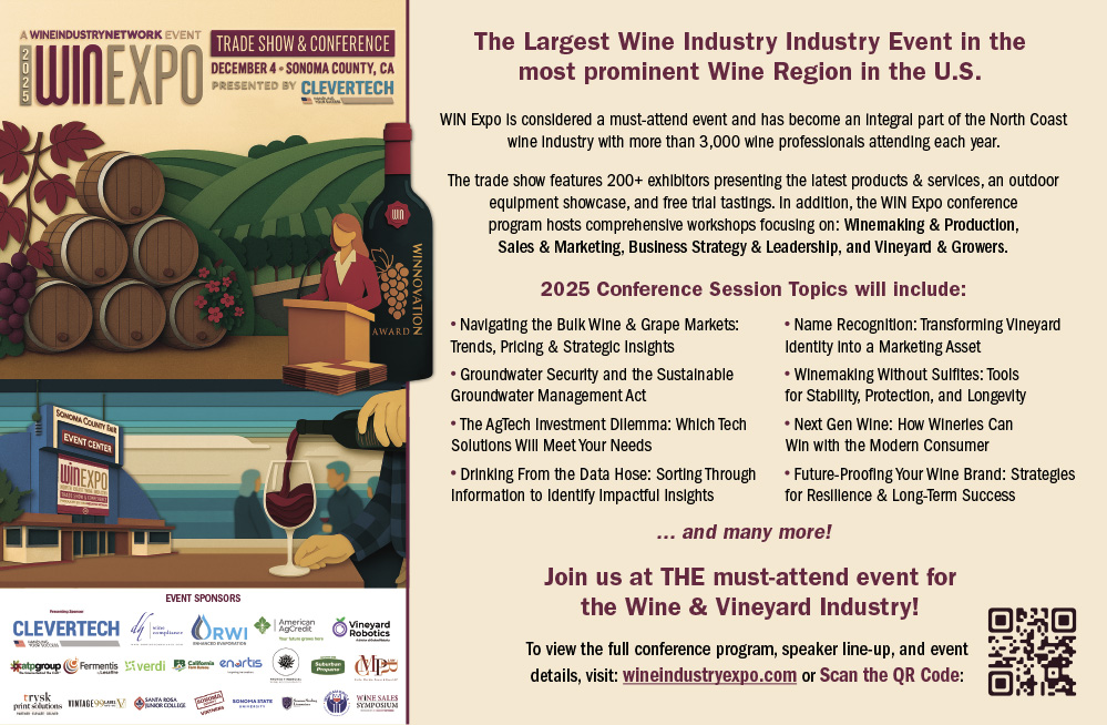 Wine Expo December 4, 2025 in Sonoma County.
