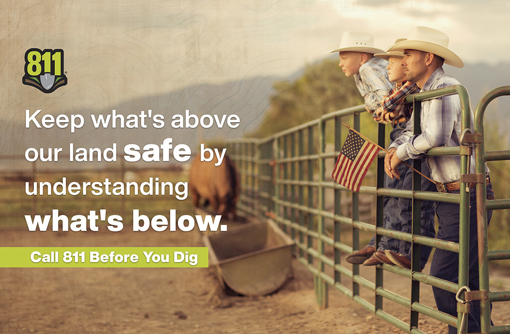 Call 811 before you dig.