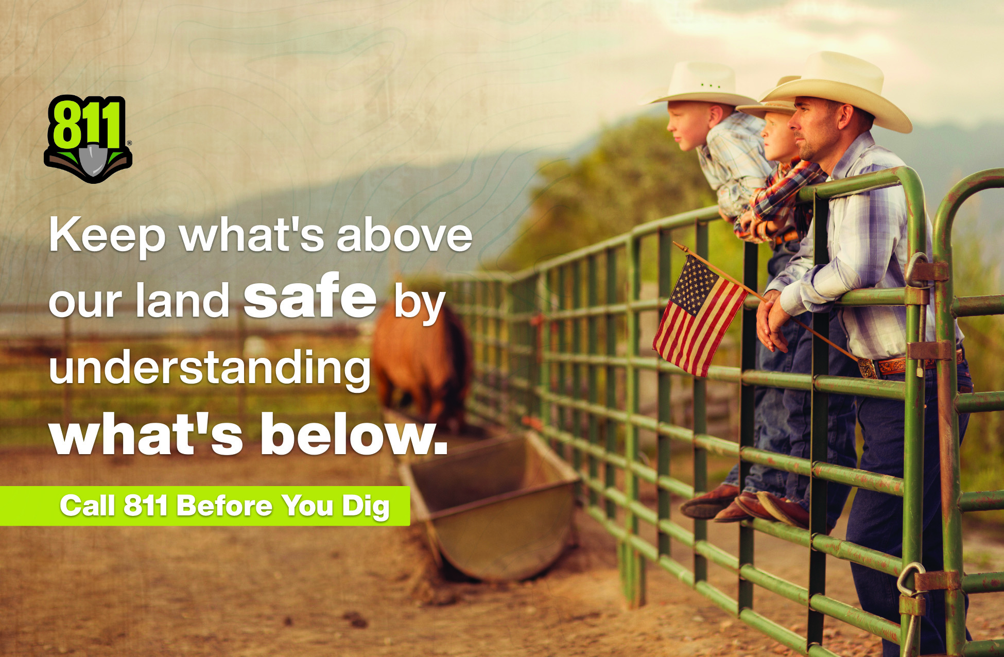 Call 811 before you dig.