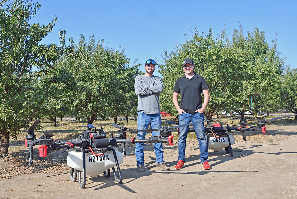 Farms increasingly use drones for aerial applications