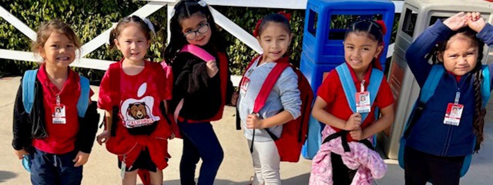 Students receive 'Giving Back' backpacks