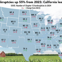 Bankruptcies show stress in farm economy