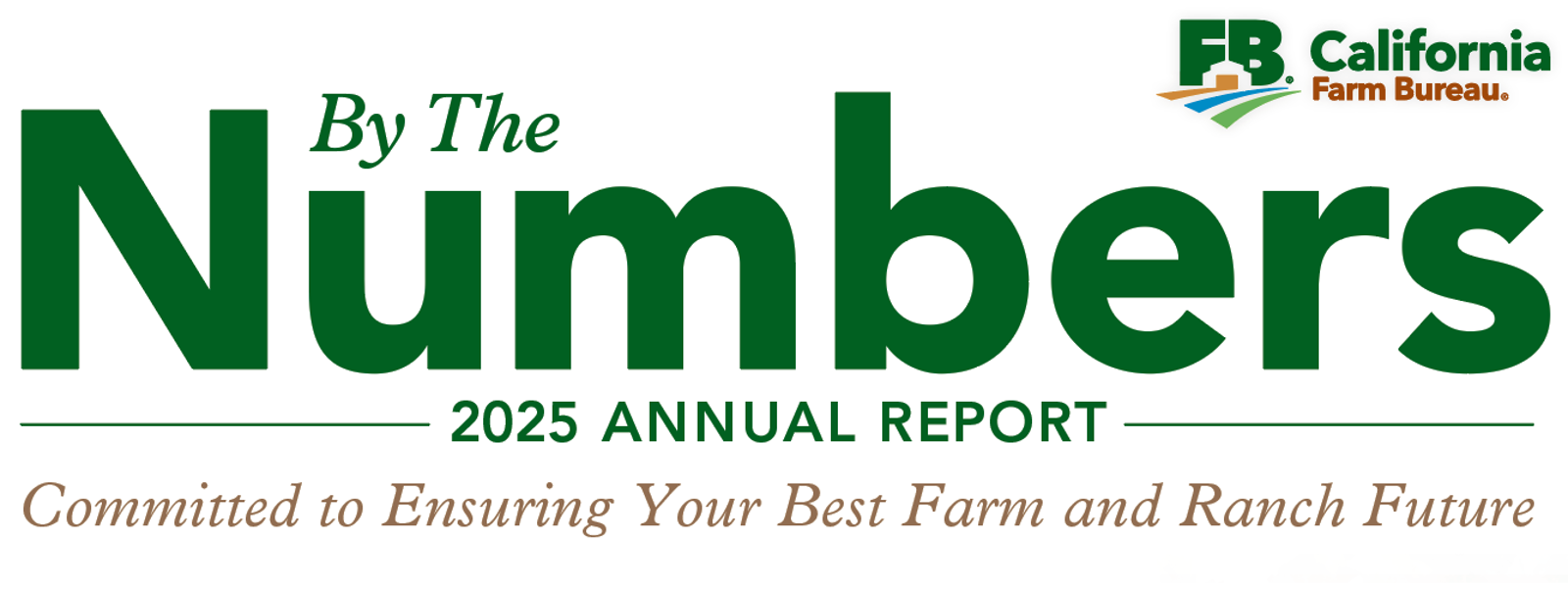 California Farm Bureau: By the Numbers 2025 Annual Report