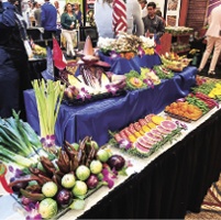 Produce marketers pitch to cafeterias, young consumers