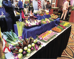 Produce marketers pitch to cafeterias, young consumers