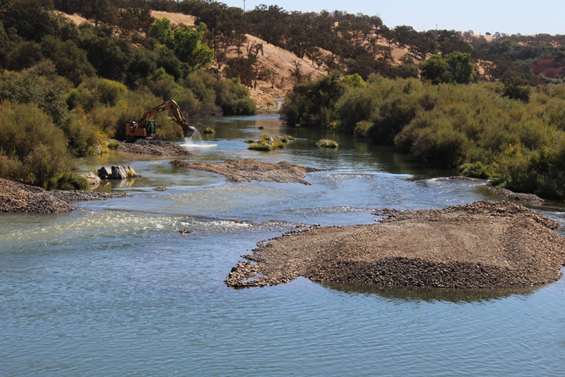 Tuolumne River salmon habitat enhanced