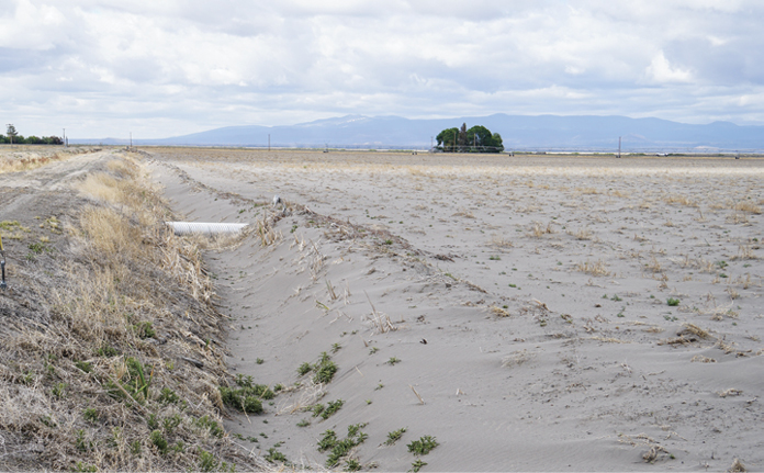 Klamath dust storms harm farmlands, erode soils