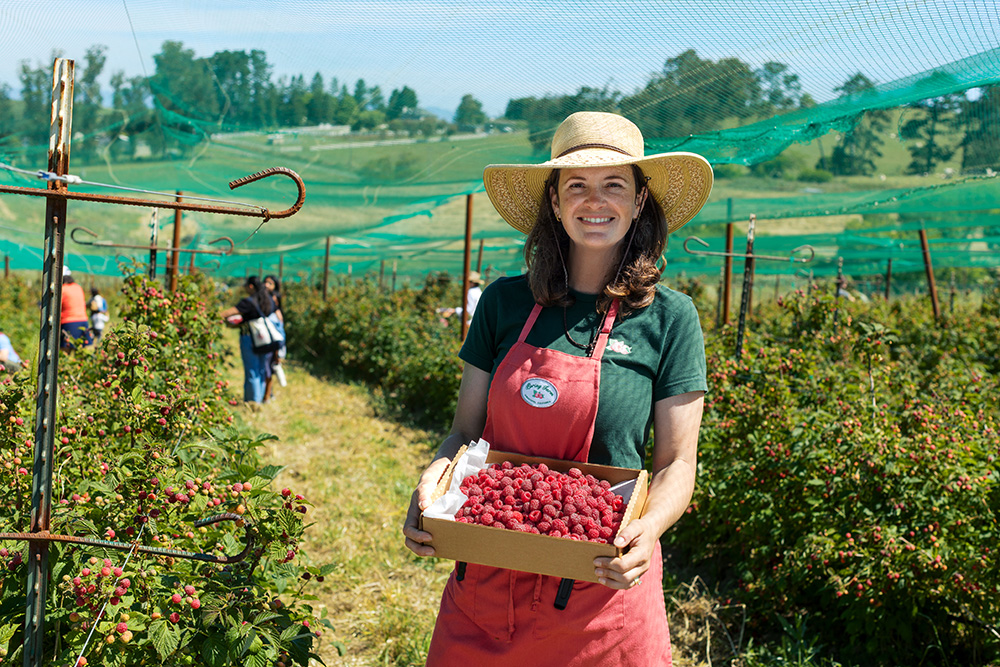 Finding her second act: Former dancer builds new life with U-pick raspberry farm